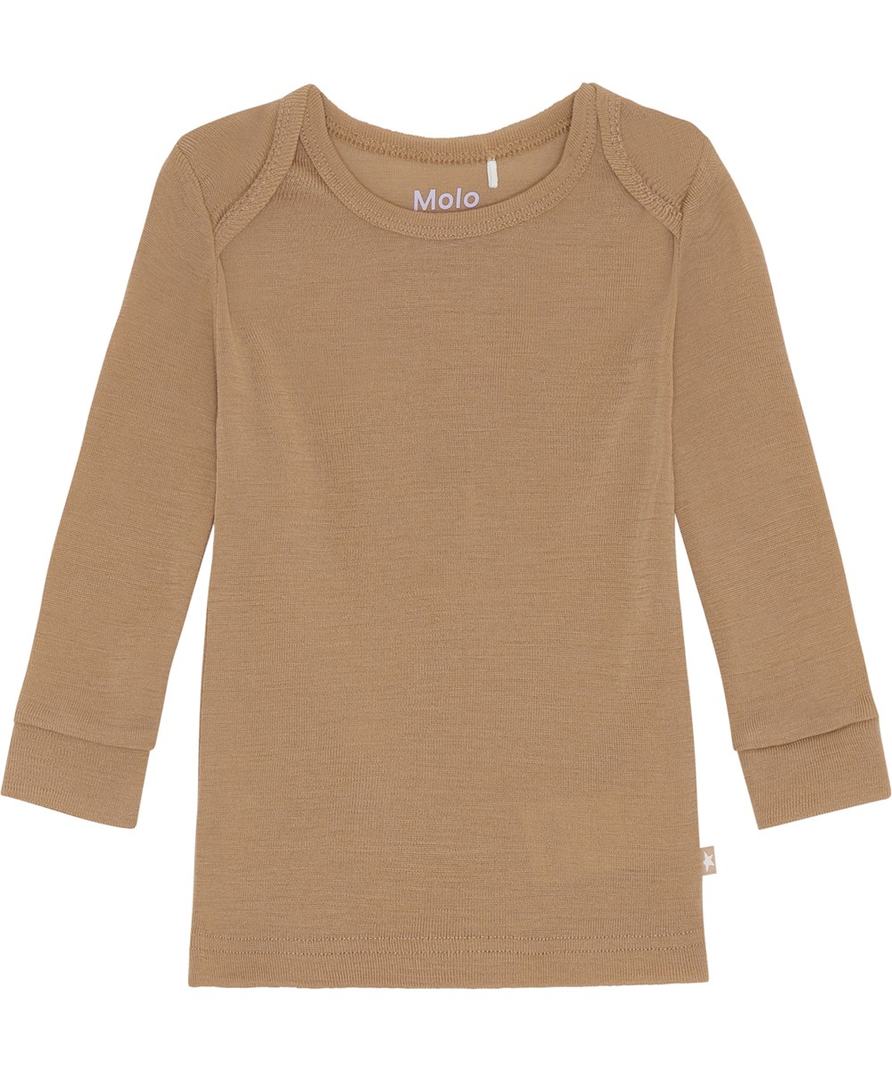 Eli - Rose Mist - Rosa uld babybluse