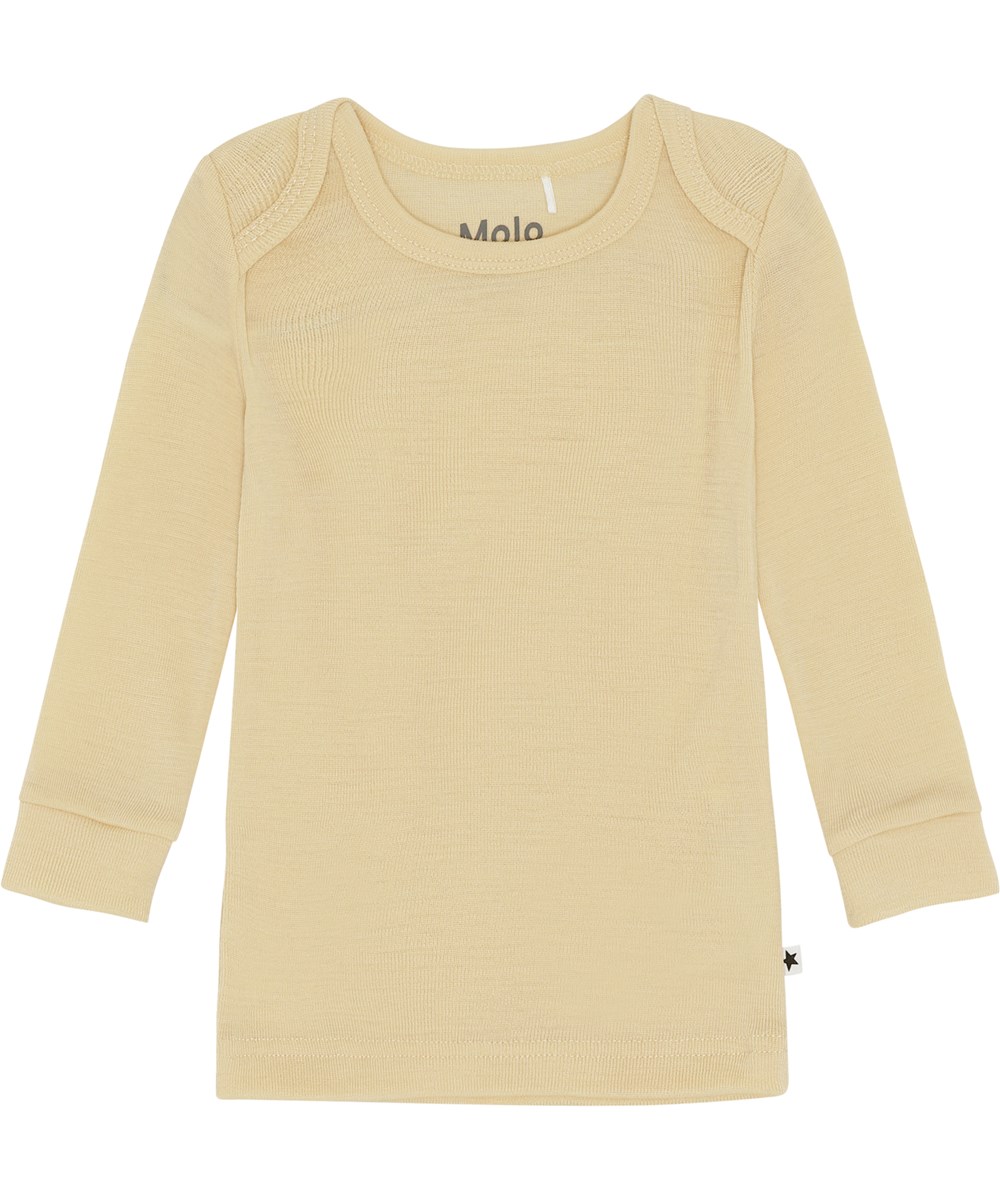 Eli - Starlight - lysegul uld babybluse