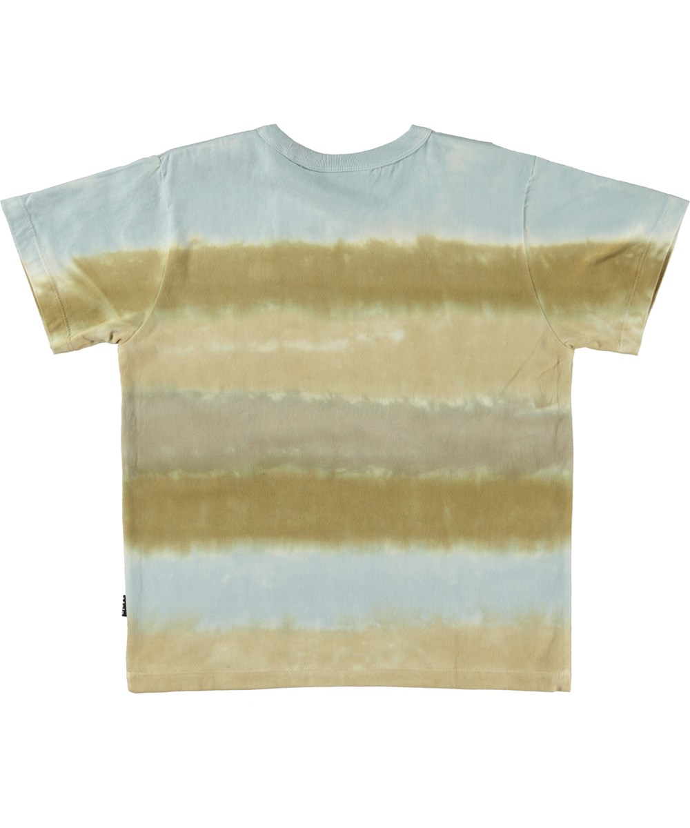 Riley - Stripy Dye - Økologisk tie-dye t-shirt med stribet tie-dye
