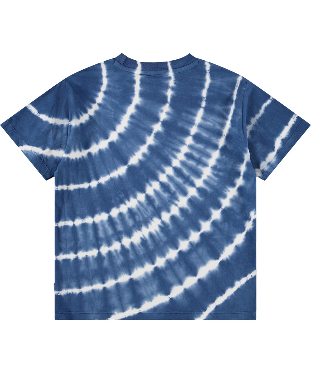 Riley - Swell Blue Dye - Blå t-shirt i økologisk bomuld til børn