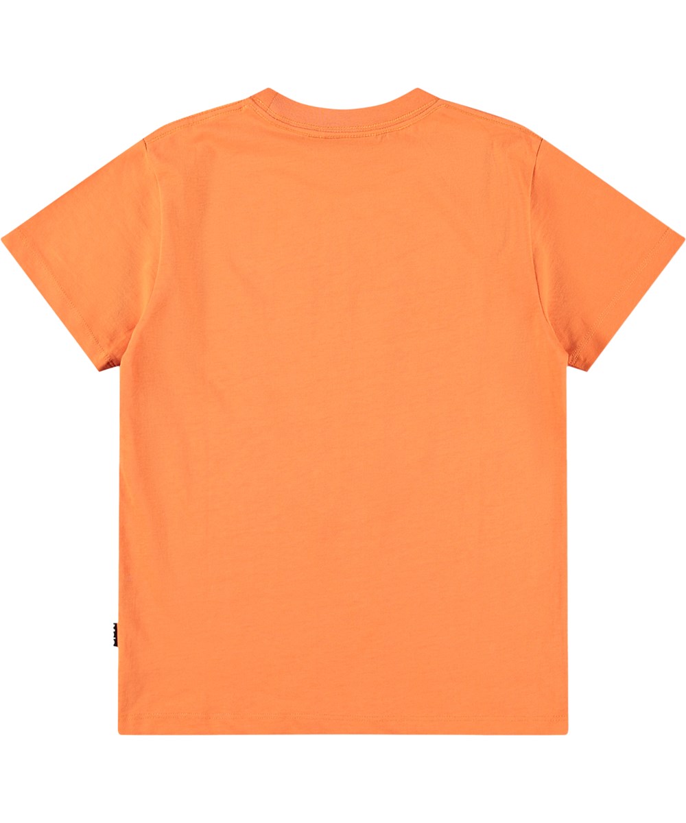 Roxo - Bouncy - Orange t-shirt i økologisk bomuld til børn