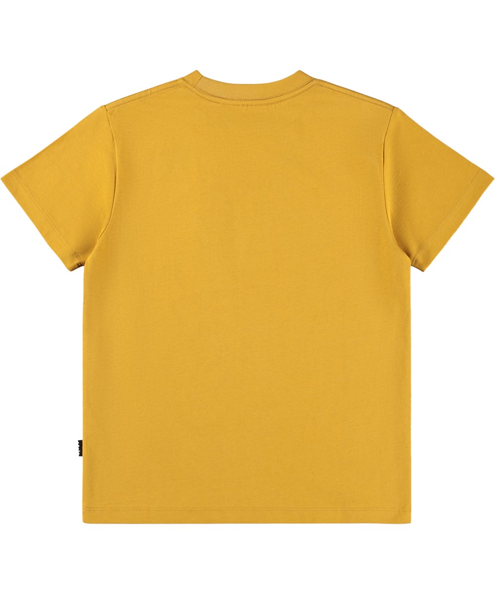 Roxo - Energy - Gul t-shirt i økologisk bomuld til børn