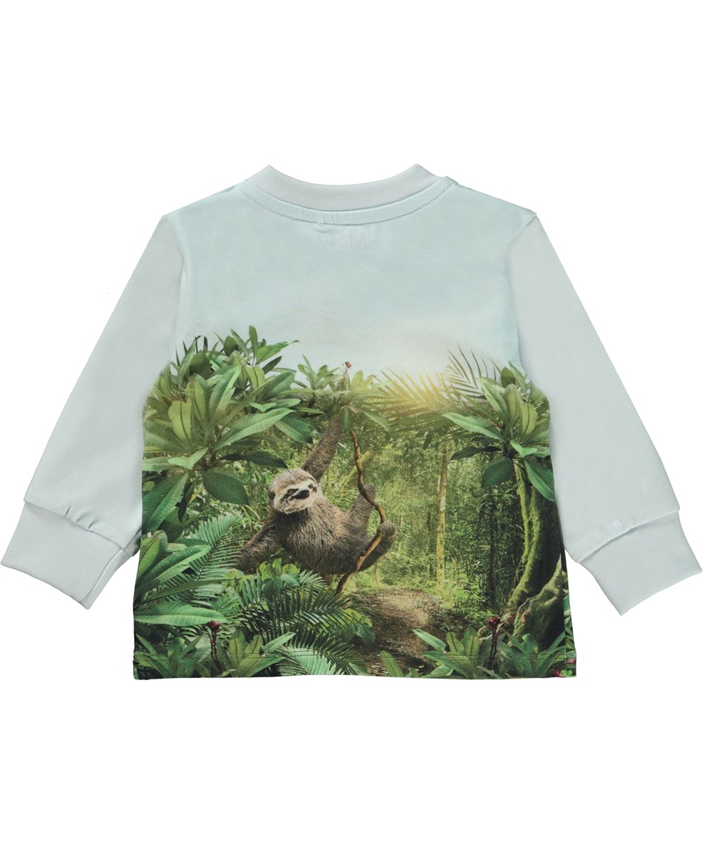 Eloy - Wondrous Animals - Light blue baby t-shirt with a print of  tapirs