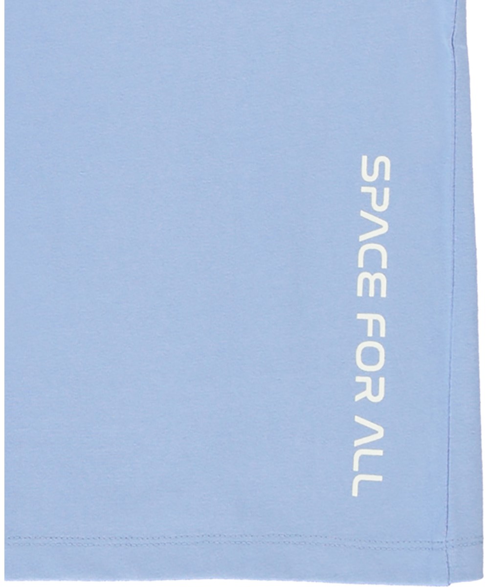 Rame - Azurine - Light blue organic unisex t-shirt with nasa print