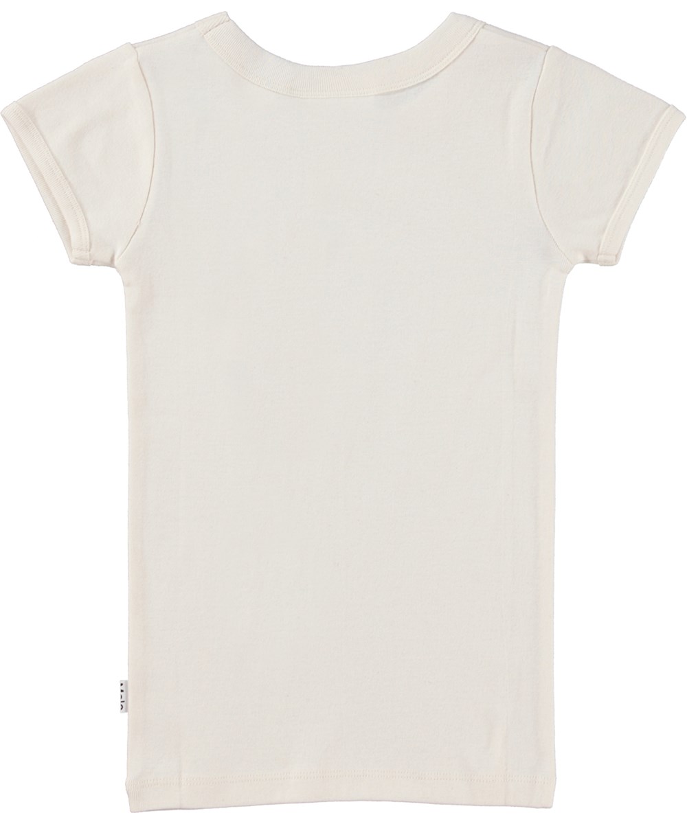 Rhiannon - Naturelle - T-shirt with plant print