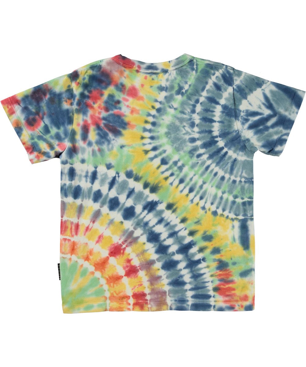 Riley - Gem Stone Dye - Unisex t-shirt with colourful batik print
