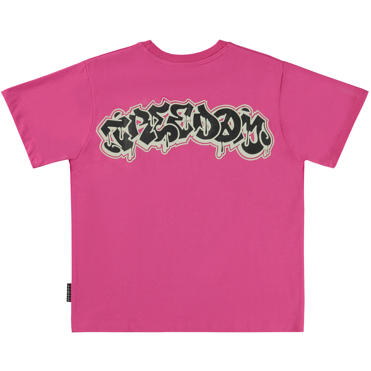 Rodney - Pink Magic - Pink organic t-shirt with graffiti print - Molo