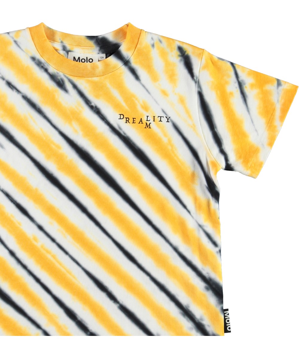 Roxo - Tiger Tie Dye - Basic t-shirt with tie dye tiger stripes