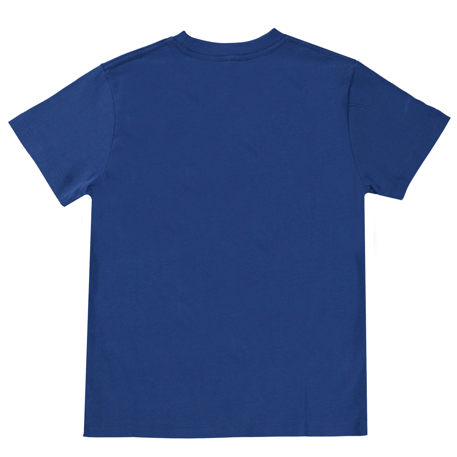 Roxo Royal Blue Blue organic t-shirt with smiley face print Molo