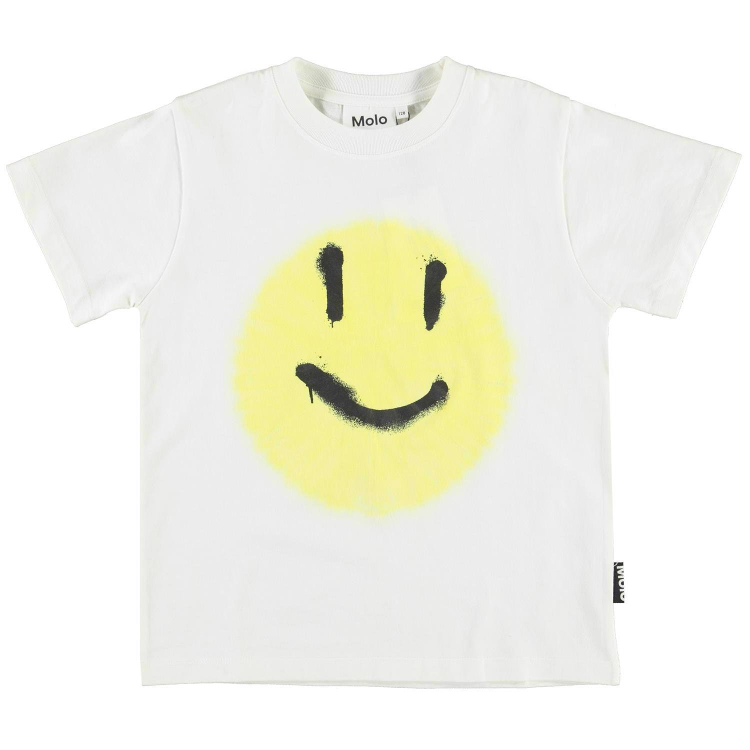 Roxo - Yellow Happy - Basic white t 
