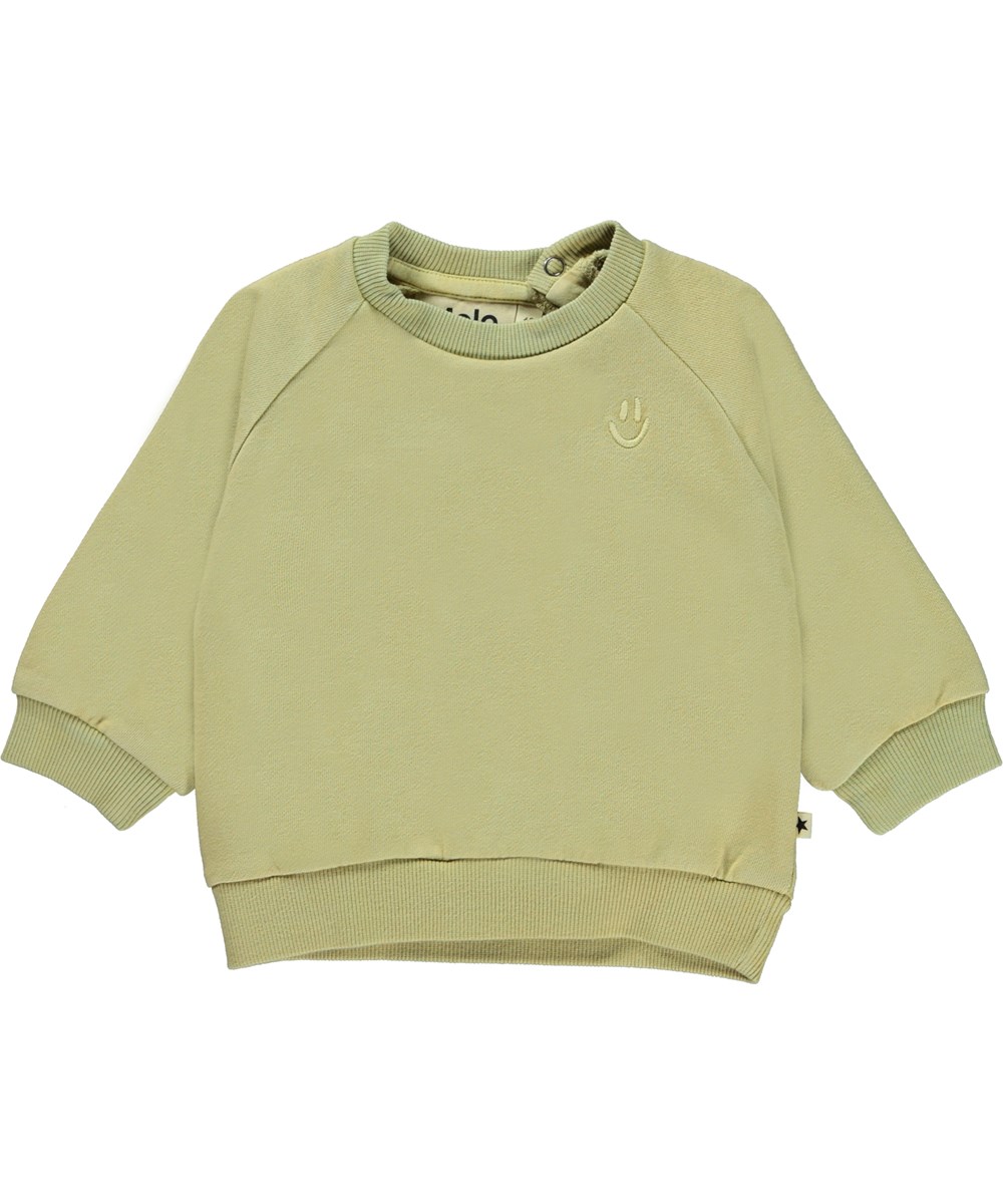 Disc - Shoots - Økologisk grøn baby sweatshirt