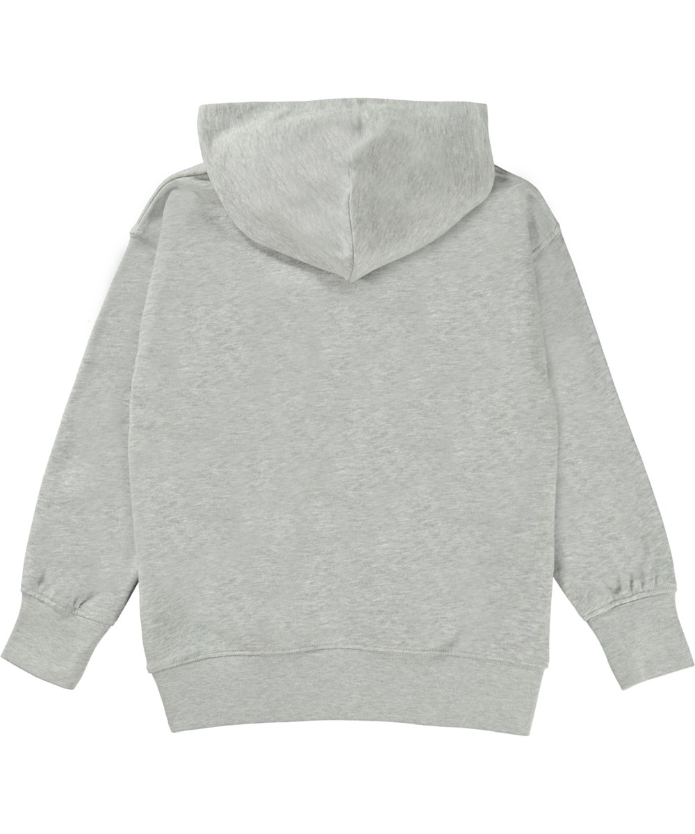 Moz - Marled Grey - Grøn unisex hættetrøje 