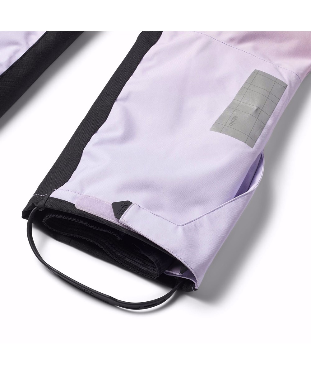 Jump Pro - Gradient Lilac - Wind- en waterdichte skibroek voor kinderen van gerecycled polyester in verschillende tinten oranje, roze en paars