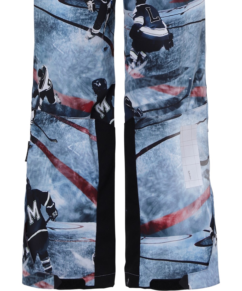 Jump pro - Ice Hockey - Waterdichte skibroek in een ijshockey print