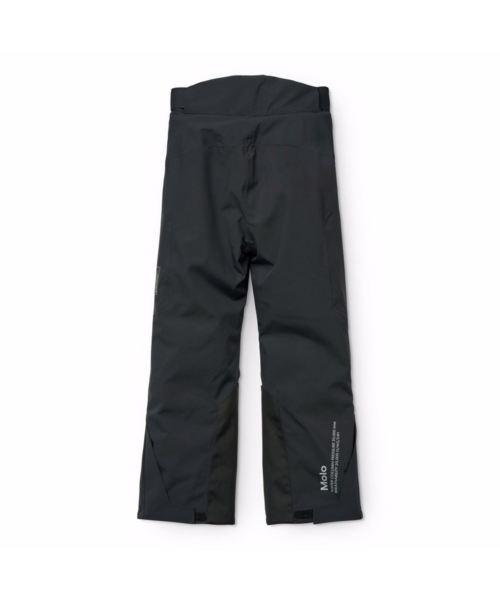 Jump Pro - Black - Zwarte wind- en waterdichte kinderskibroek gemaakt van gerecycled polyester en gevoerd met 3M™ Thinsulate™.