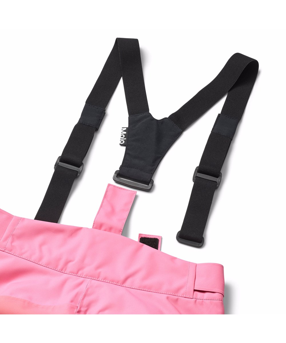 Jump Pro - Fiery Red - Wind- en waterdichte kinderskibroek in rode verloopkleuren gemaakt van gerecycled polyester en gevoerd met 3M™ Thinsulate™.