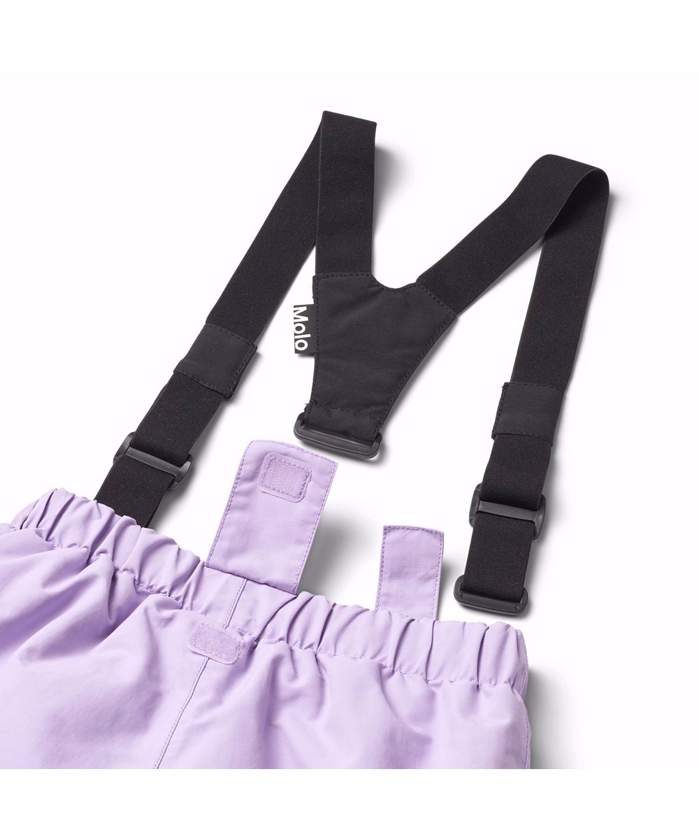 Paxton - Viola - Wind- en waterdichte paarse skibroek voor kinderen gemaakt van gerecycled nylon.