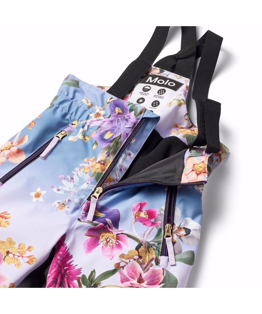Play Pro - Gradient Bloom - Wind- en waterdichte kinderbroek van gerecycled polyester met een bloemenprint