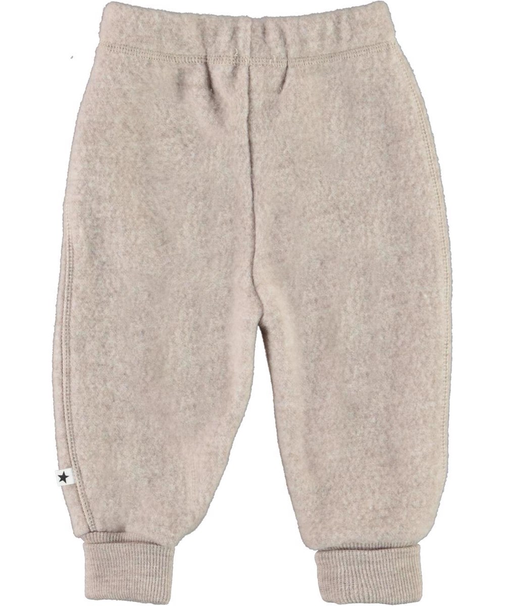 Ulmer - Moon Sand - Wollen beige babybroek