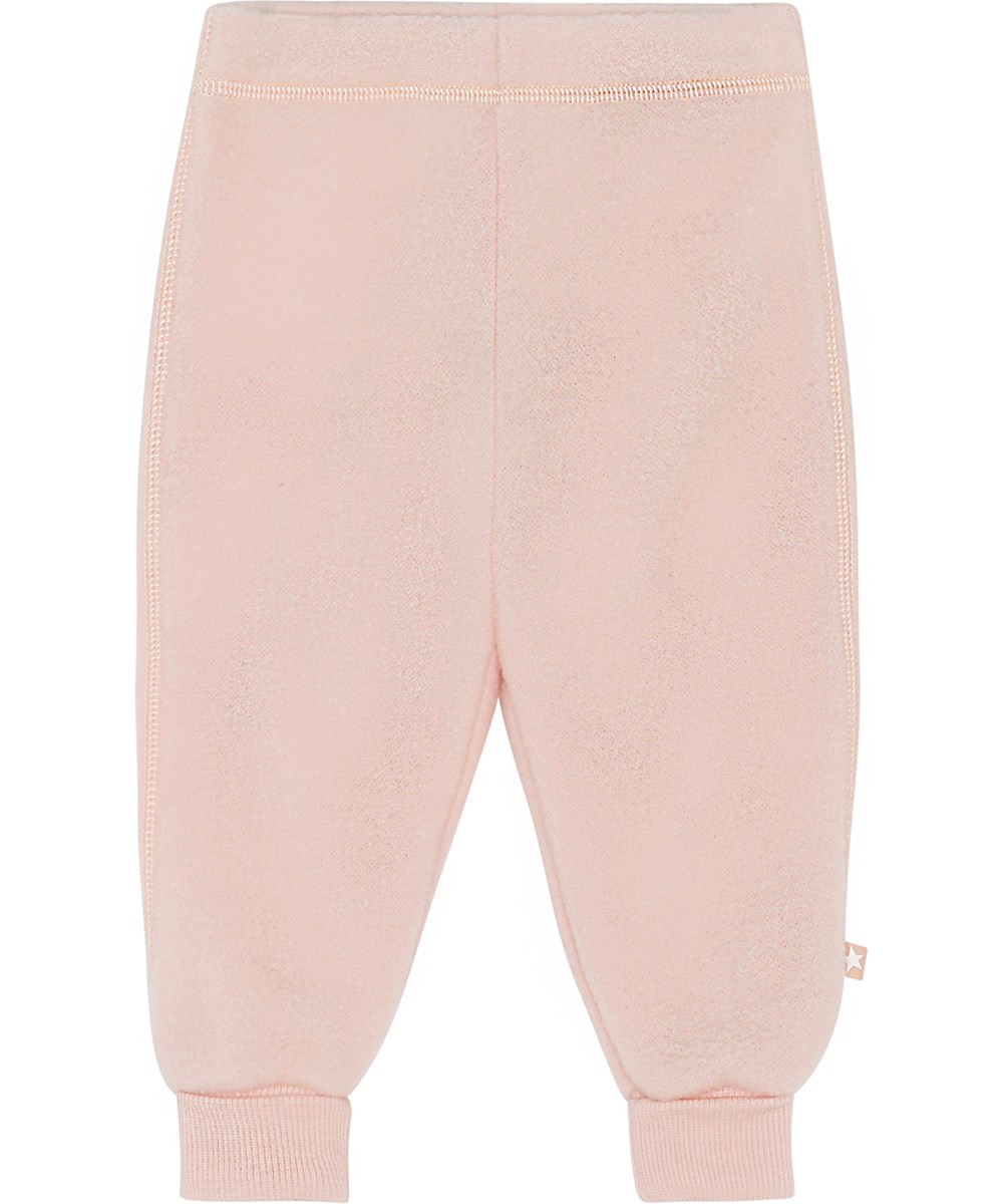 Ulmer - Wild Rose - Lichtroze wollen babybroek