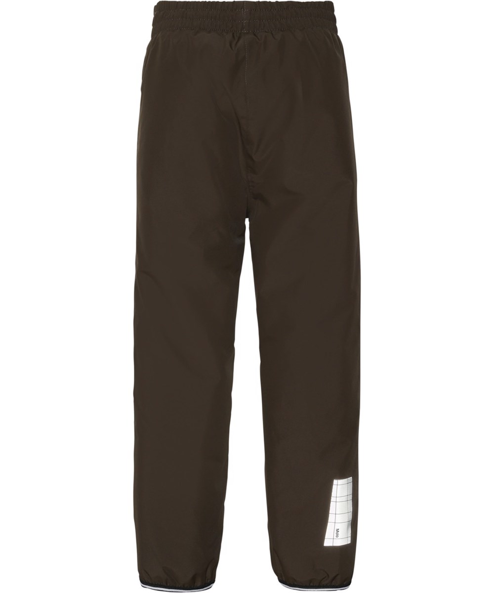 Wild - Deep Oak - Bruine gerecyclede gevoerde pull on broek met reflectoren