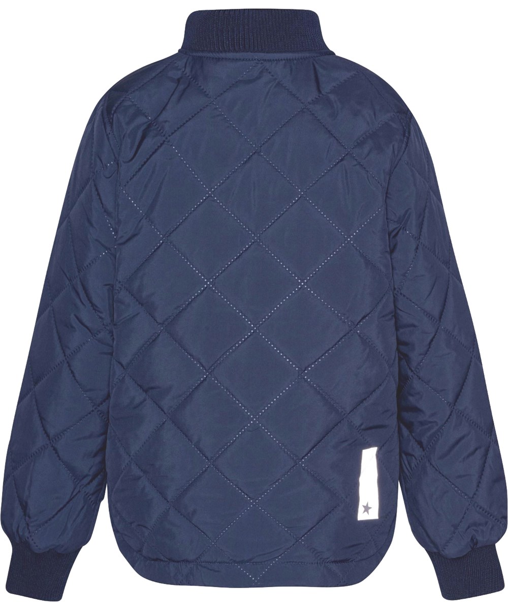 Hallow - Universe - Donkerblauwe thermische jas van gerecycled polyester