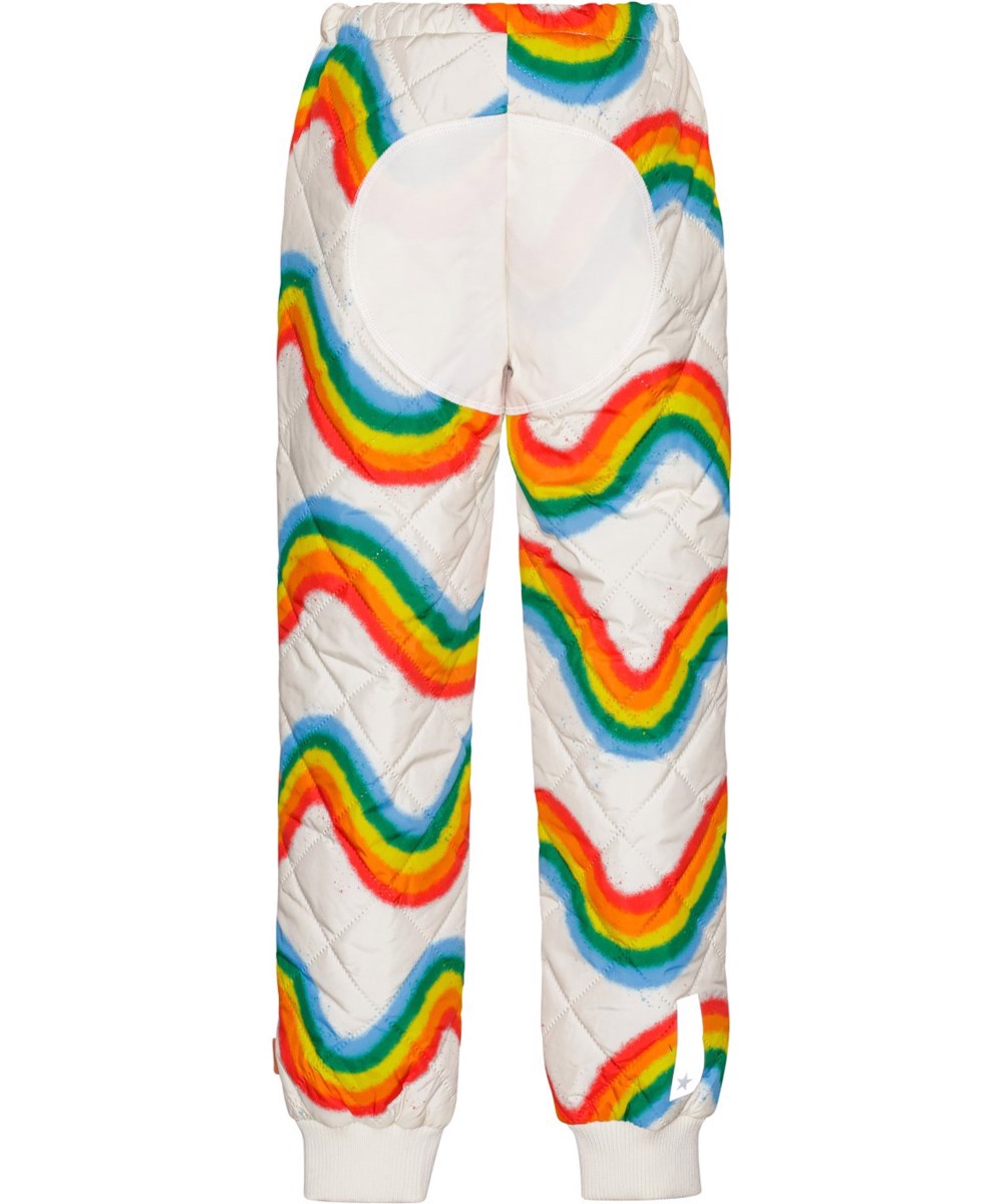 Harlan - Rainbow Big - Thermische broek van gerecycled polyester met regenboogprint