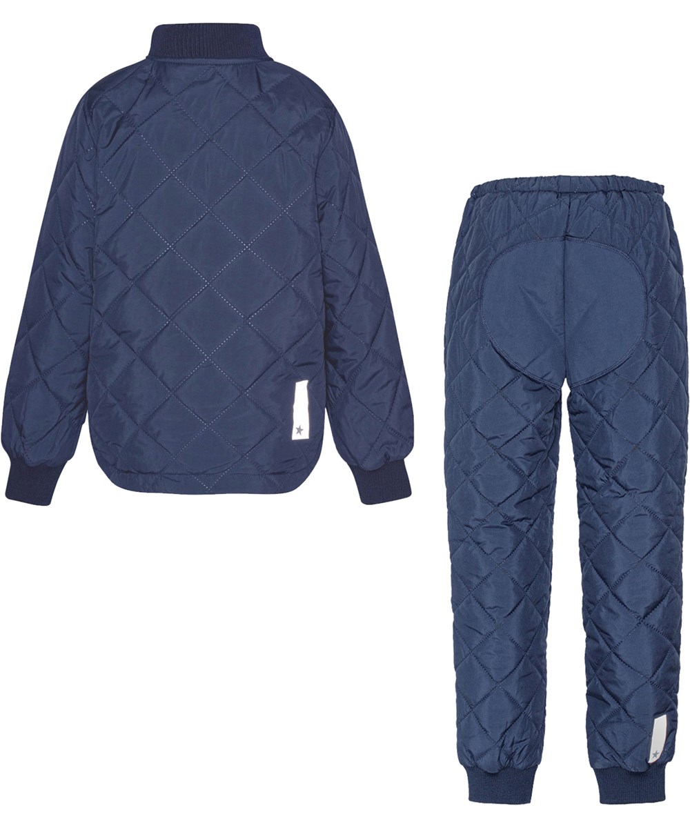 Hawkins - Universe - Donkerblauwe thermische pak van polyester