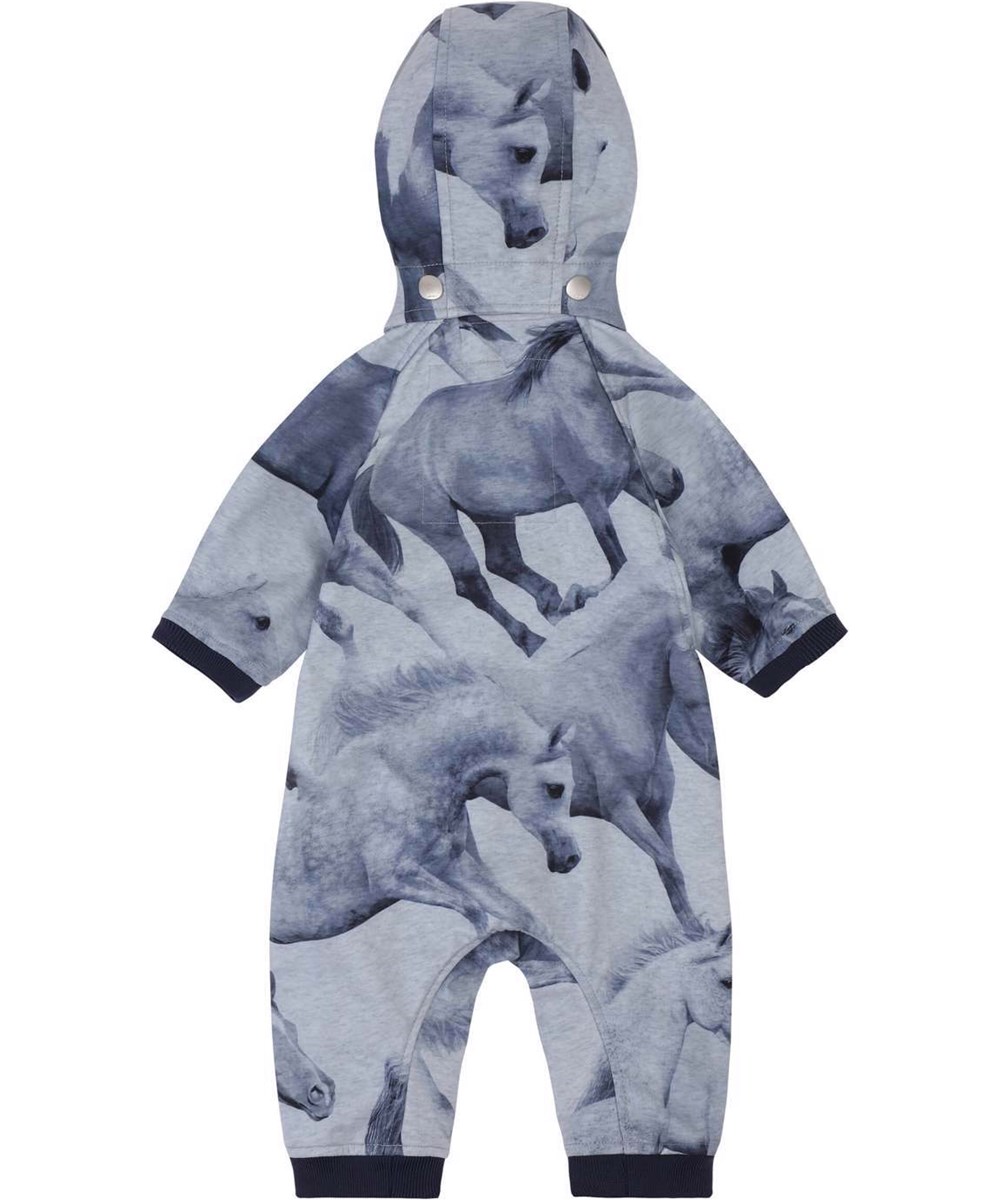 Hill - Dream Horses - Baby gerecyclede soft-shell pak met paardenprint