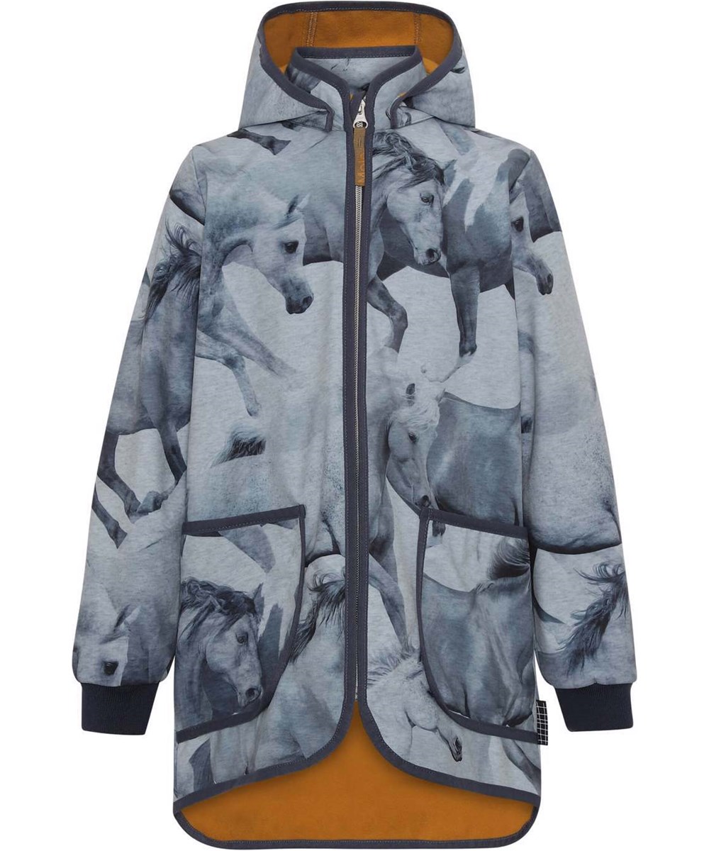 Hillary - Dream Horses - Praktische gerecyclede softshell jas met paarden