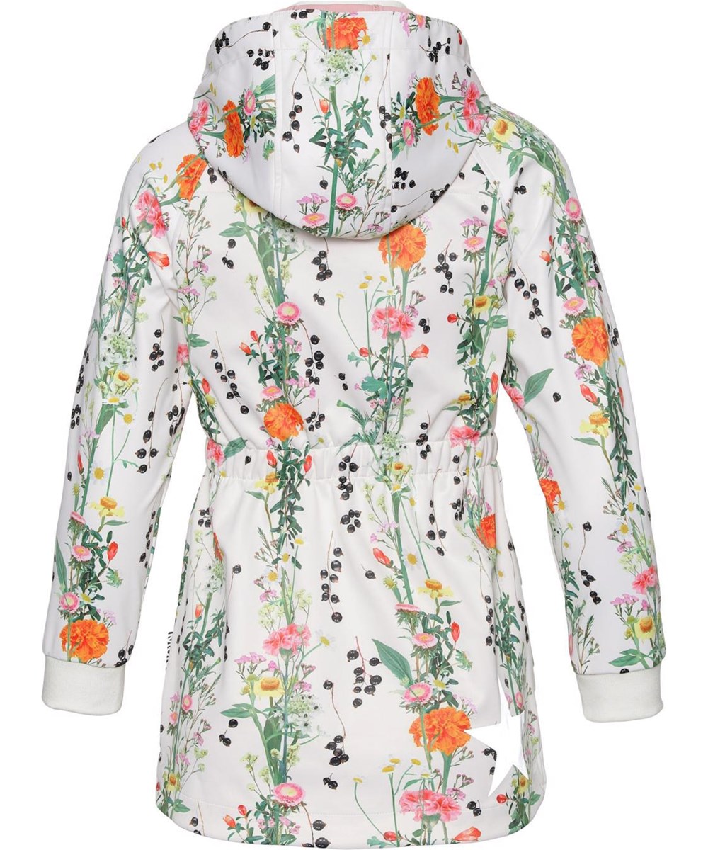 Hillary - Vertical Spring - Parka softshell jas met bloemenprint
