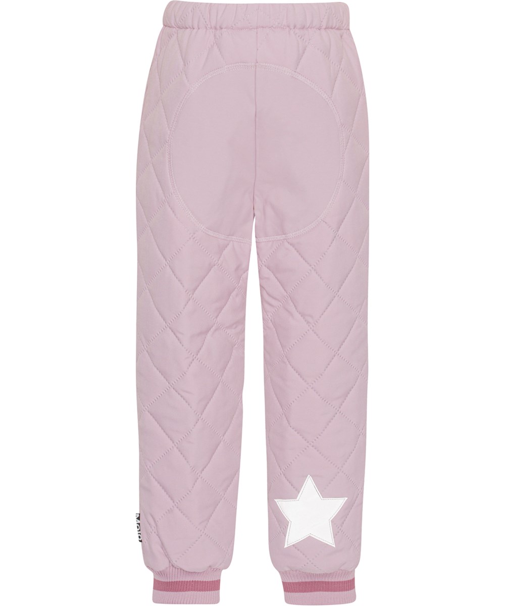 Hoti - Blue Pink - Roze thermische broek met sterreflector