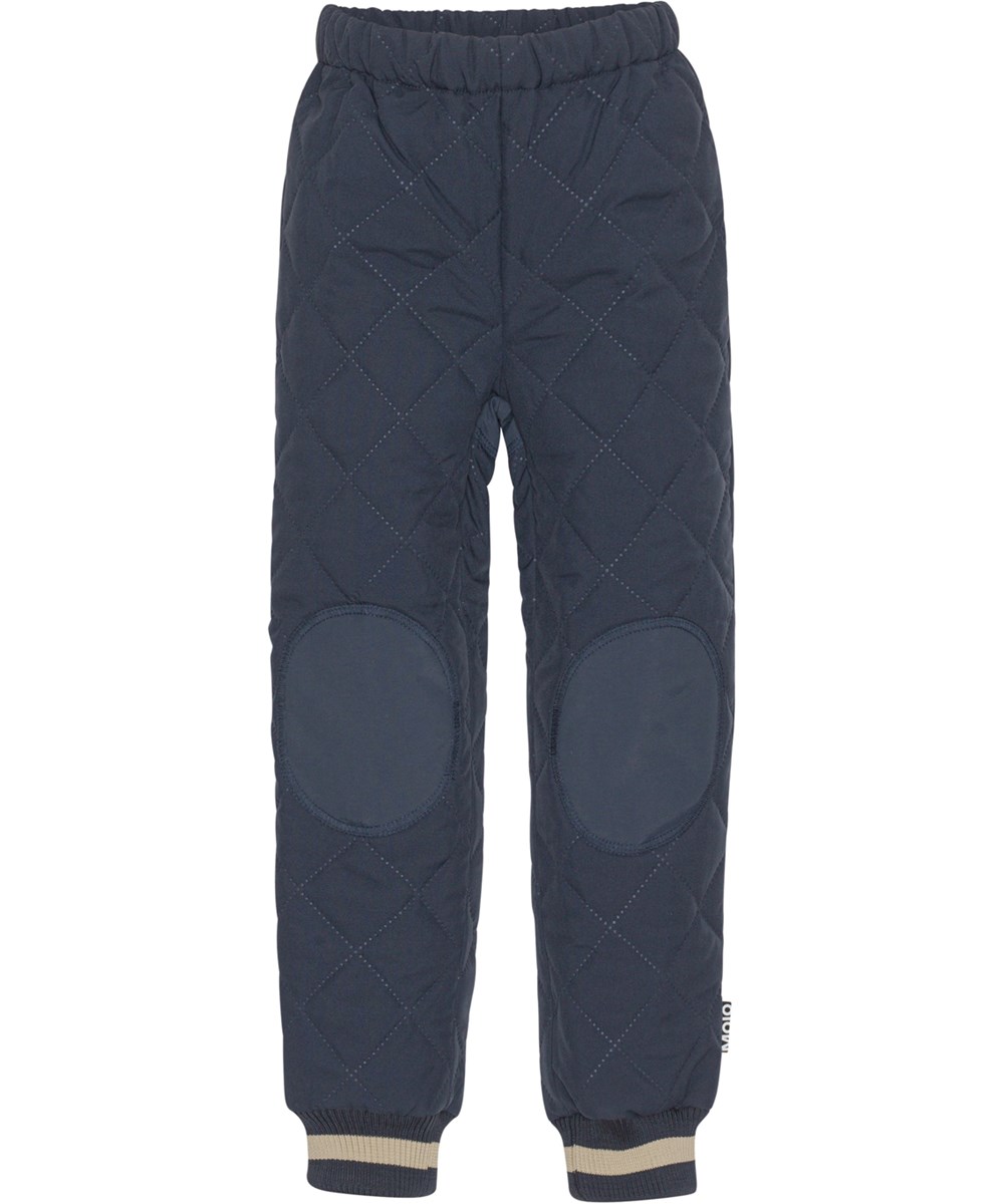 Hoti - Night Navy - Donkerblauwe thermische broek met sterreflector