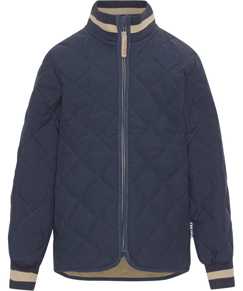 Husky - Night Navy - Donkerblauwe thermische jas met sterreflector