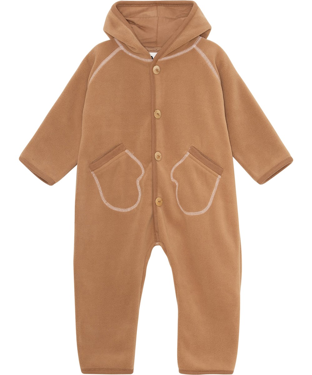 Udo - Rose Mist - Gerecyclede lichtroze baby fleecepak