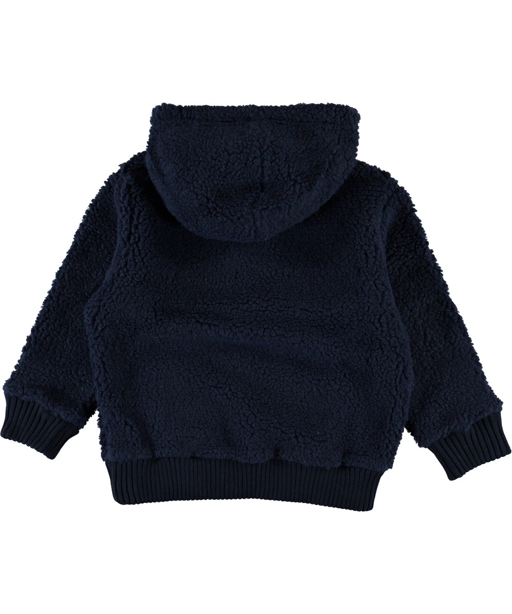 Ugga - Infinity - Donkerblauwe fleece hoodie