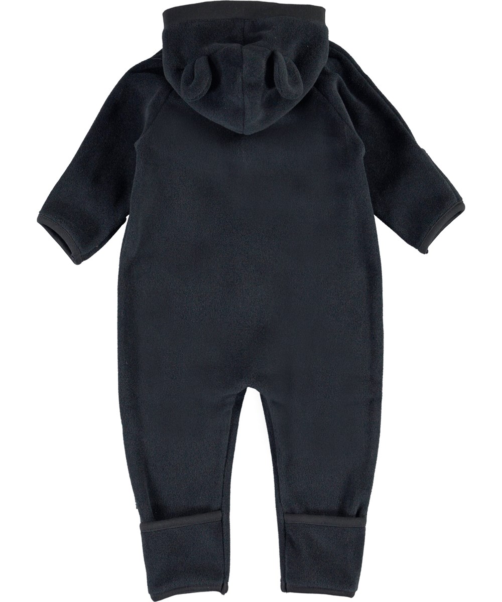 Umeko - Dark Navy - Donkerblauwe babypak van fleece met oren