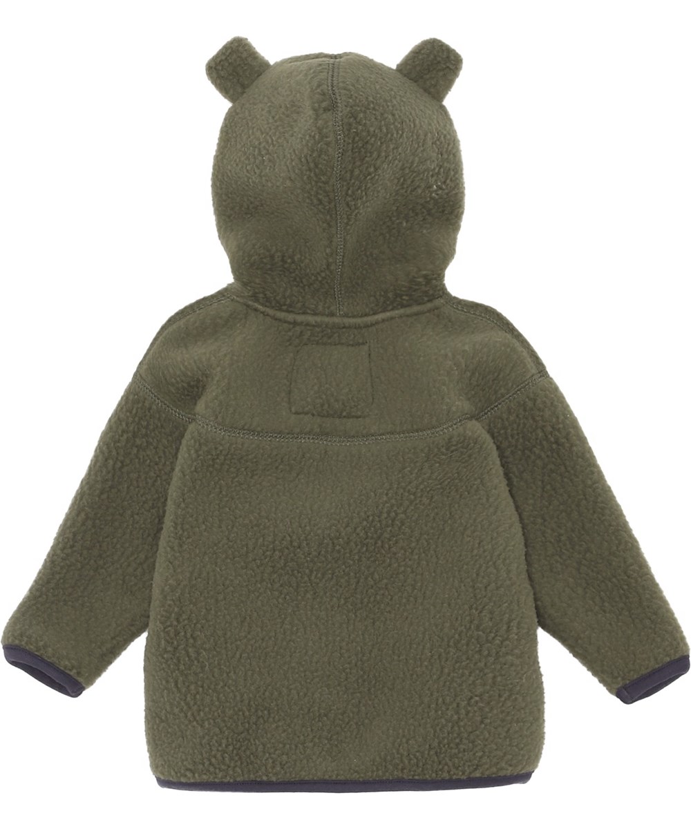 Ummi - Forest - Gerecyclede groene baby fleece jas