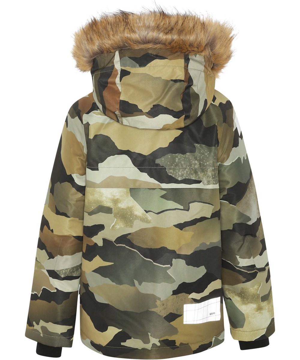 Castor Fur - Autumn Camo - Grecyclede winterjas in camouflageprint