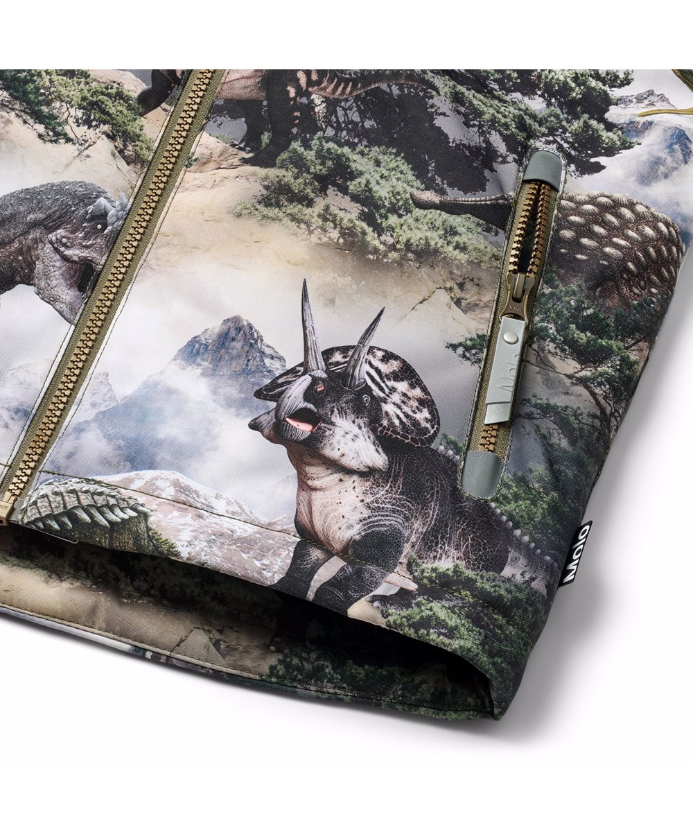 Castor - Rocky Dino - Wind- en waterdichte winterjas voor kinderen gemaakt van gerecycled polyester en gevoerd met 3M™ Thinsulate™.