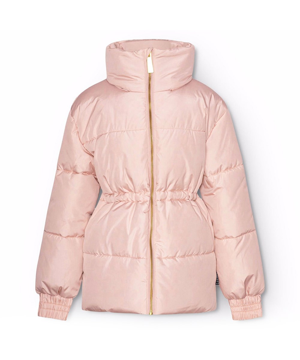 Hally - Papillion Quilt - Waterafstotende roze jas voor kinderen met een prachtige vlinderprint op de rug