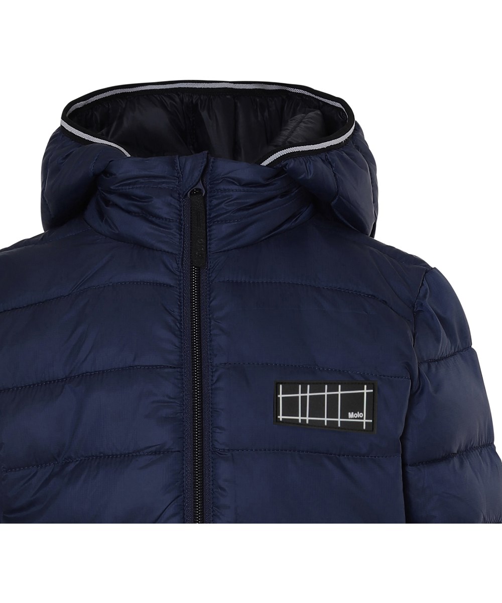 Hao - Dark Navy - Donkerblauwe winter donsjas