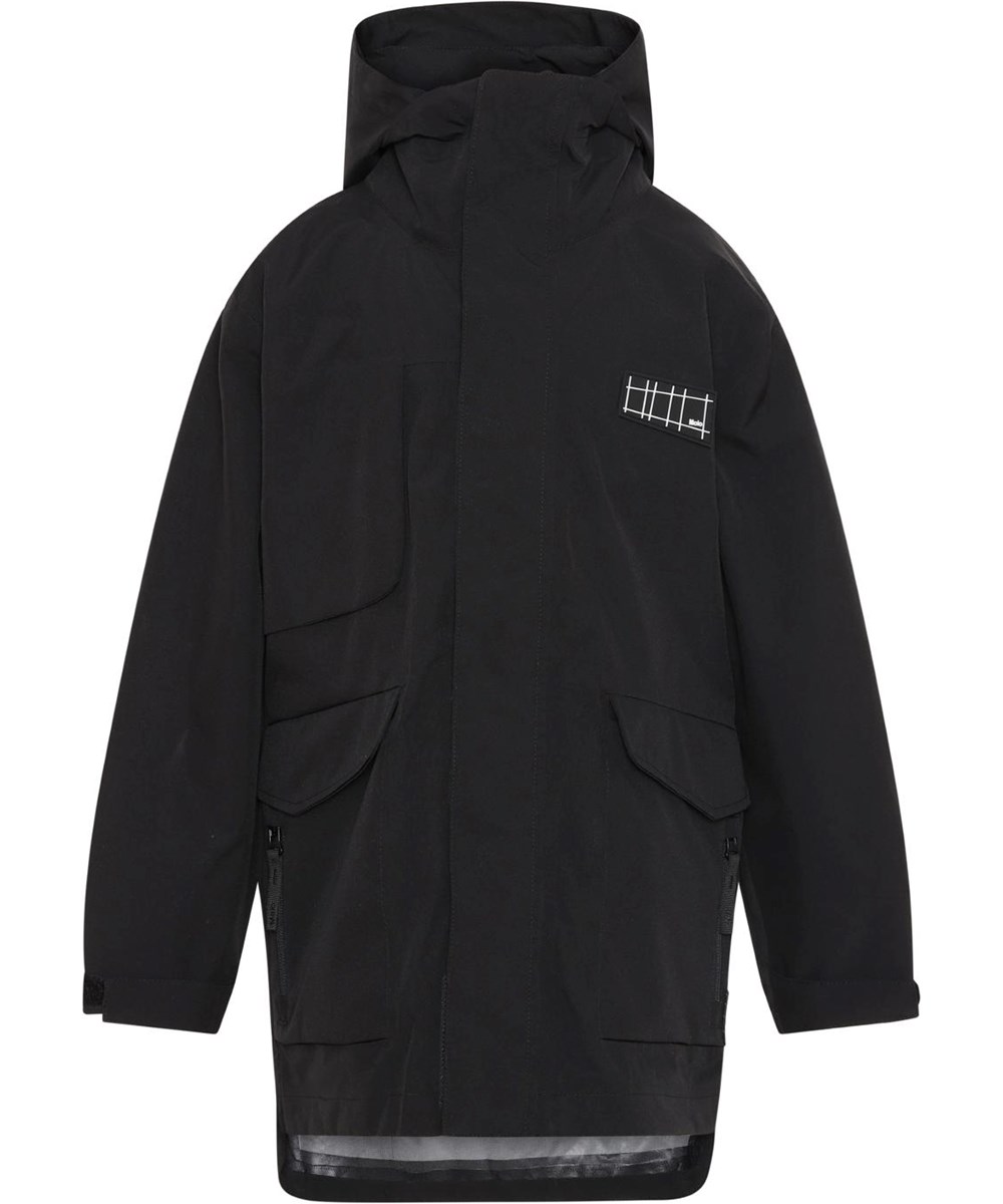 Harden - Black - Zwarte hardshell jas water- en winddicht