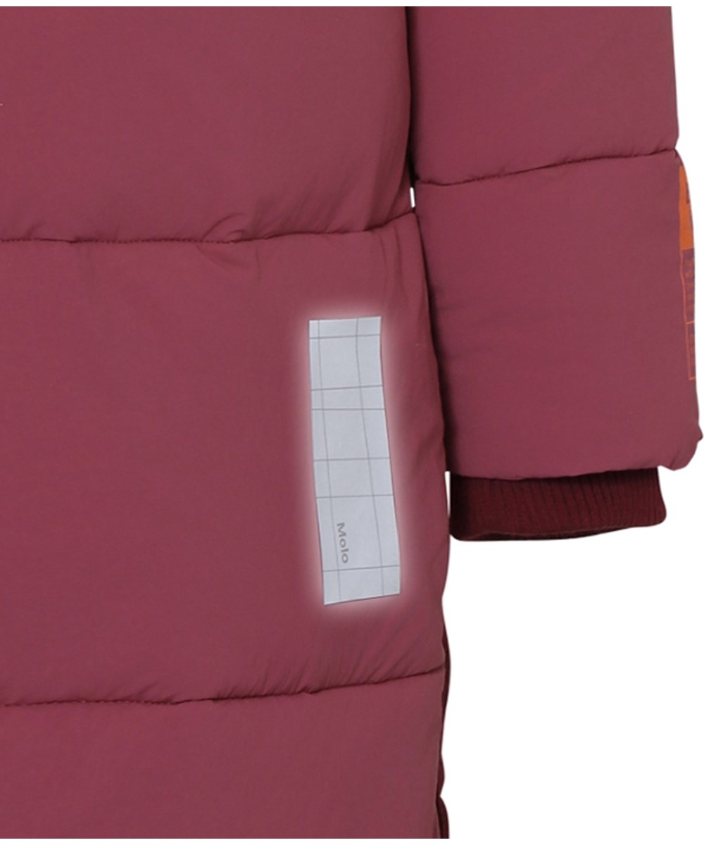 Harper - Maroon - Gerecyclede bordeaux rode donsjas