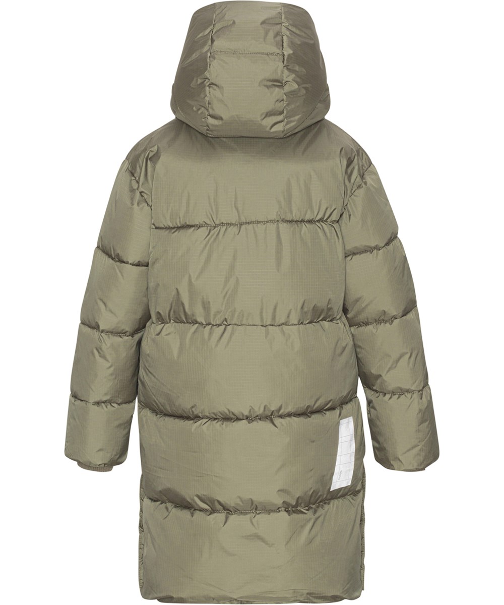 Harper - Dusty Green - Gerecyclede groene donsjas