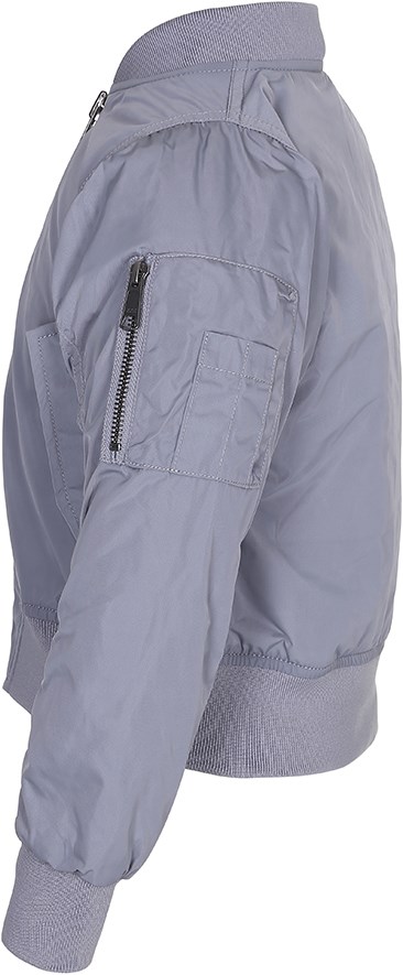 Haylee - Alloy - Grijze bomber jas