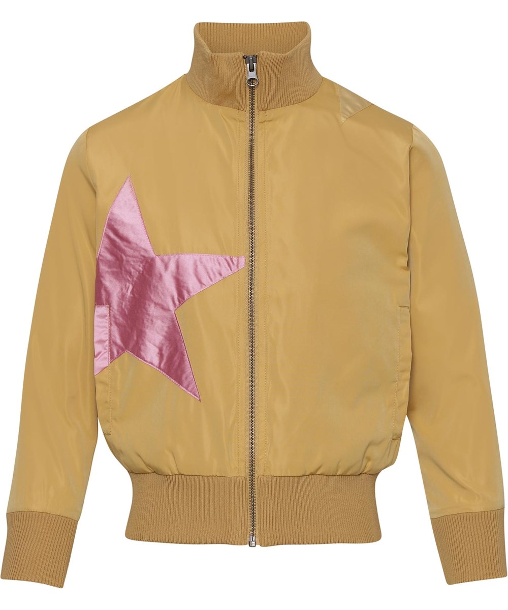 Hazel - Honey - Gouden bomberjack met sterren