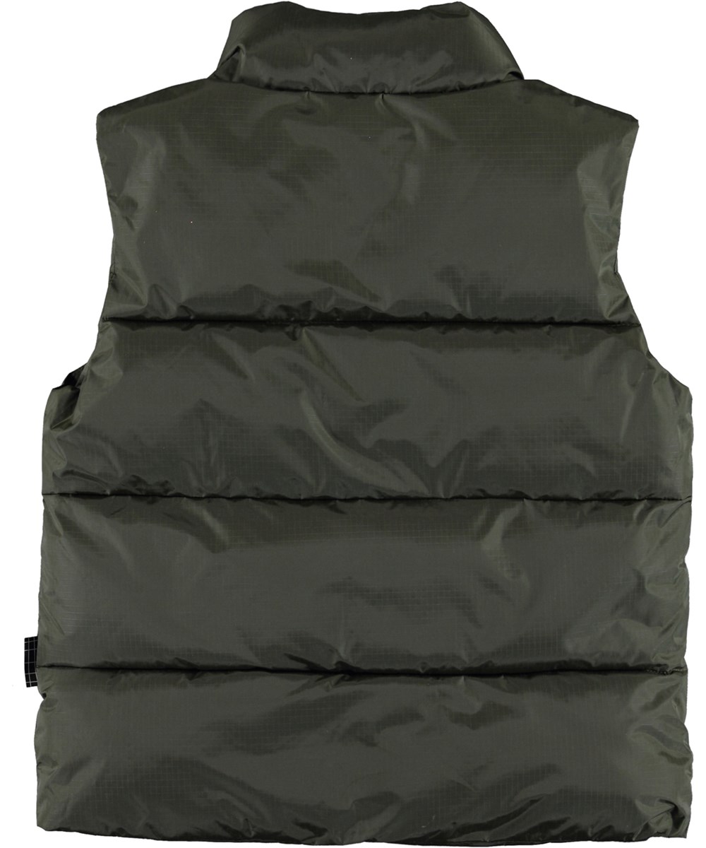 Heike - Forest - Gerecyclede donkergroene bodywarmer