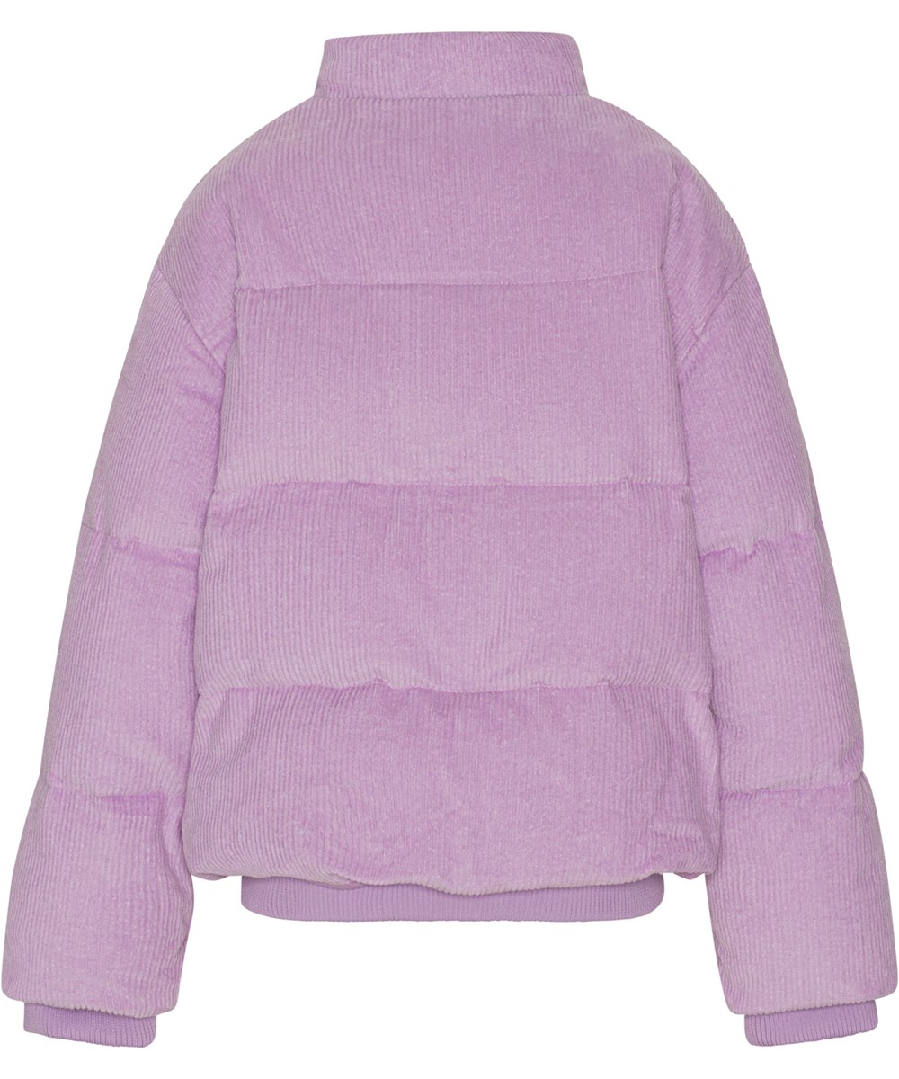 Helina - Alpine Glow - Paarse corduroy bomberjack