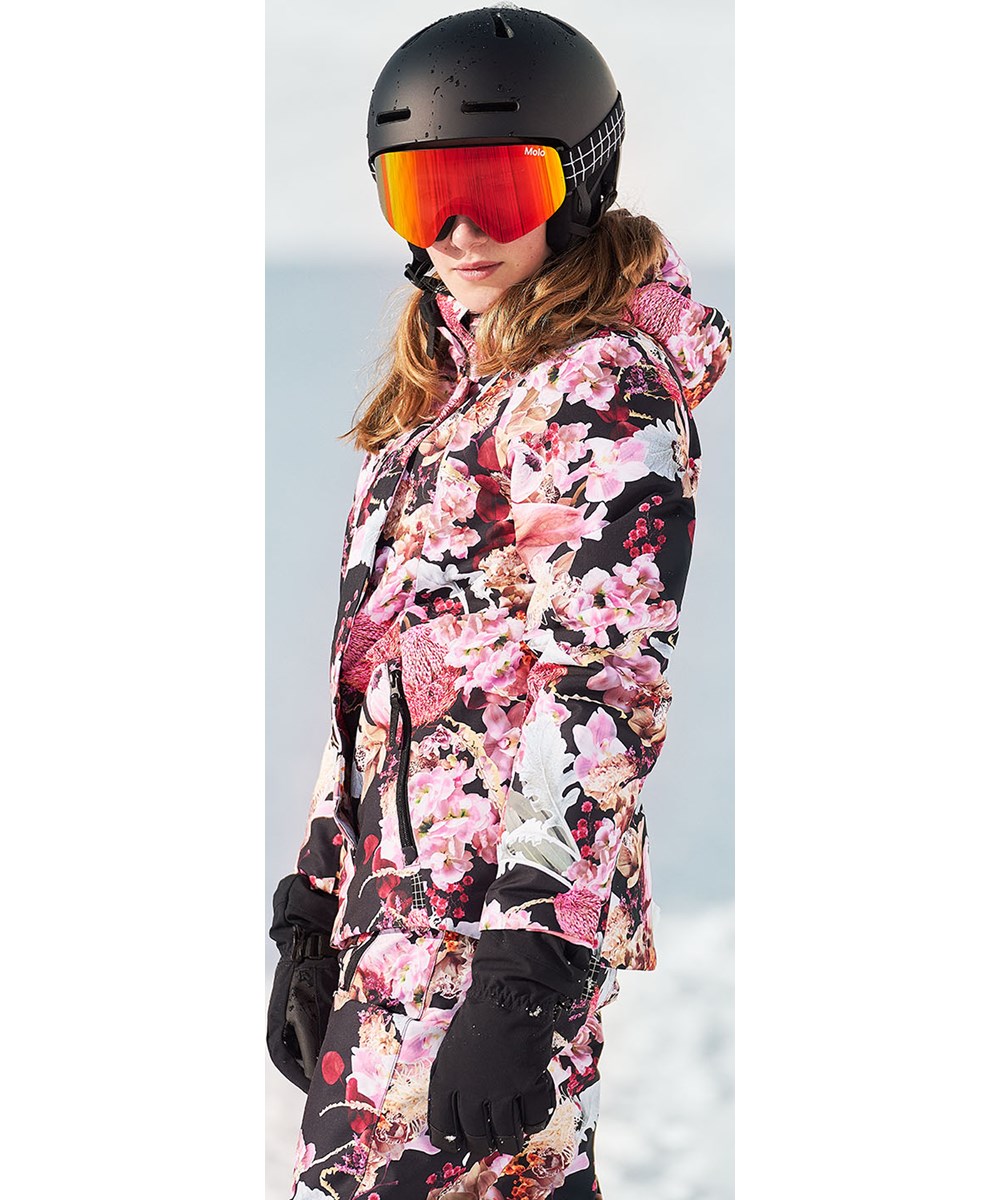 Pearson - Bouquet - Waterdichte ski jas in bloemenprint